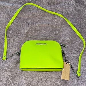Adorable lime green Steve Madden crossbody purse